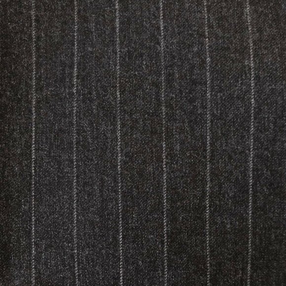 Talbots Pleated Striped Wool Pants - Picture 5 of 7